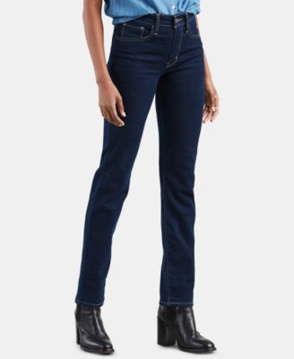 Levi's Women's 724 High Rise Straight-Leg Jeans Slate Morning 29S
