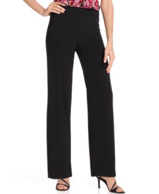 Pantalon Palazzo à jambes larges de petite taille, en noir de petite taille M
