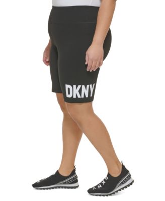 Short cycliste avec logo DKNY grande taille