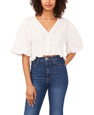 Chemise à boutons smockée pour femme Ultra