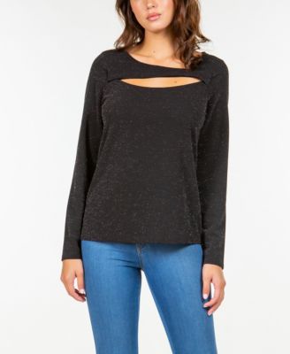 Pull long en tricot lurex pour femme Fever Fever