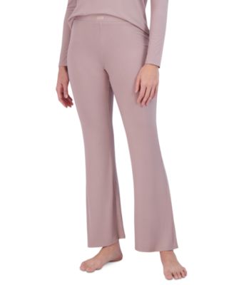 Pantalon de nuit côtelé à jambe évasée pour femme Steve Madden