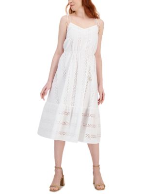 Robe Lexcy sans manches à col en V pour femme