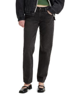 Levis Womens Middy Cotton Straight leg jeans.