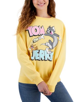 Love Tribe Juniors Tom And Jerry Crewnec Gold XL