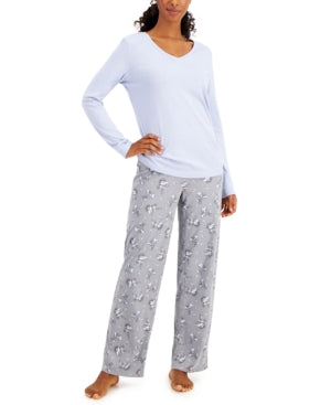 Ensemble de pyjama en coton Charter Club – Tapisserie florale