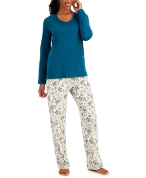 Ensemble de pyjama en coton Charter Club – Holly Vine