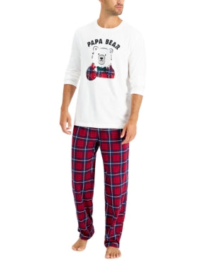 Pyjama familial assorti pour homme Papa Bear Novel
