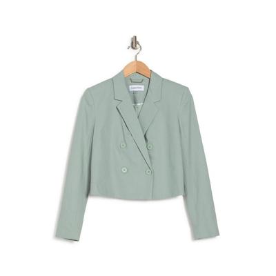 Calvin Klein - Short court en lin mélangé pour femme