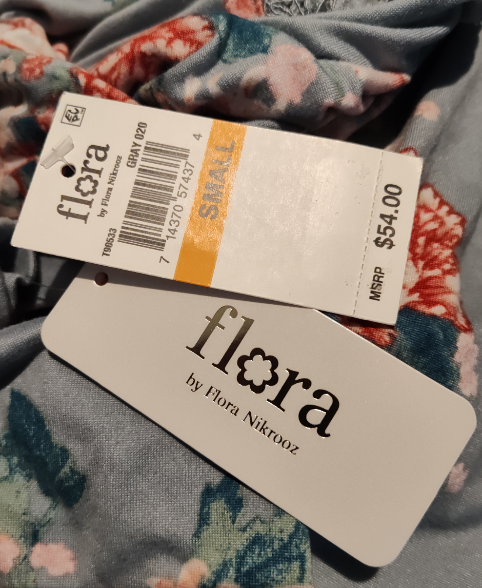 T-shirt de nuit en jade Flora by Flora Nikrooz