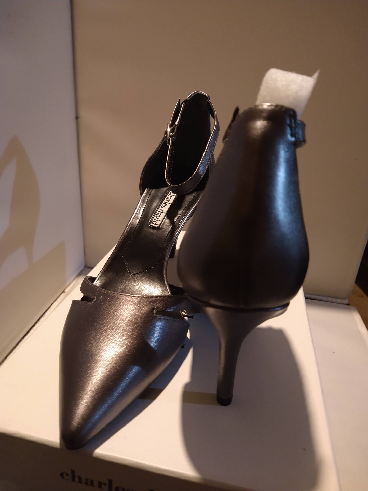 Charles David Women's Pumps PEWTER - Pewter Astrid Leather Pump - Women 9.5M