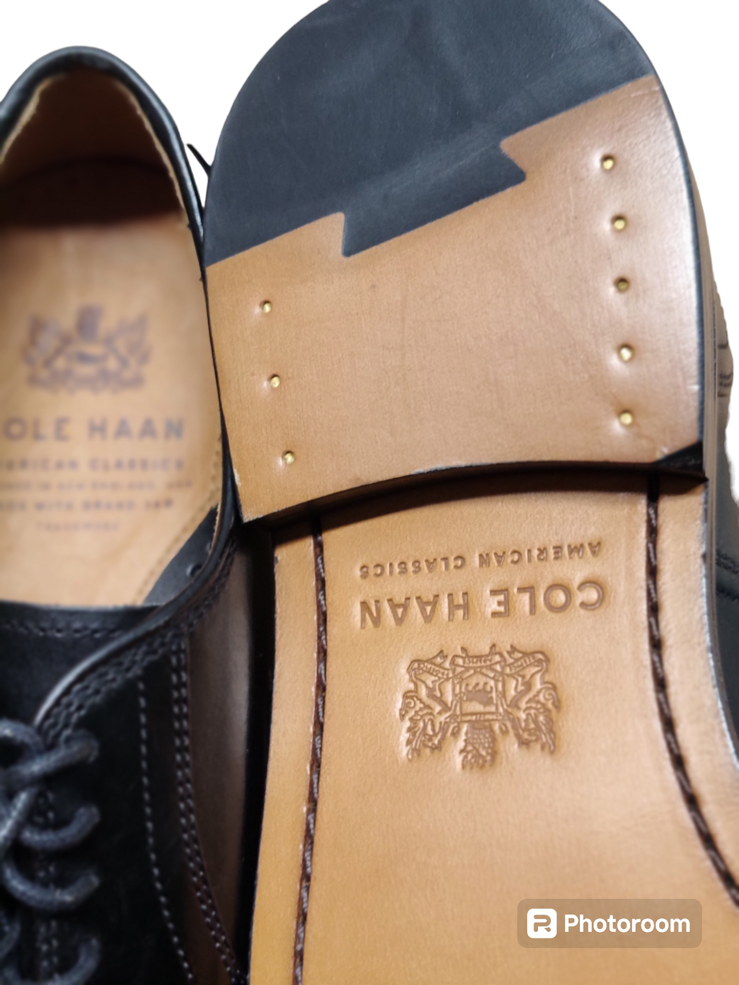 Cole Haan Men's Kneeland Plain Cap Toe Oxford British Tan/ Brown 8D