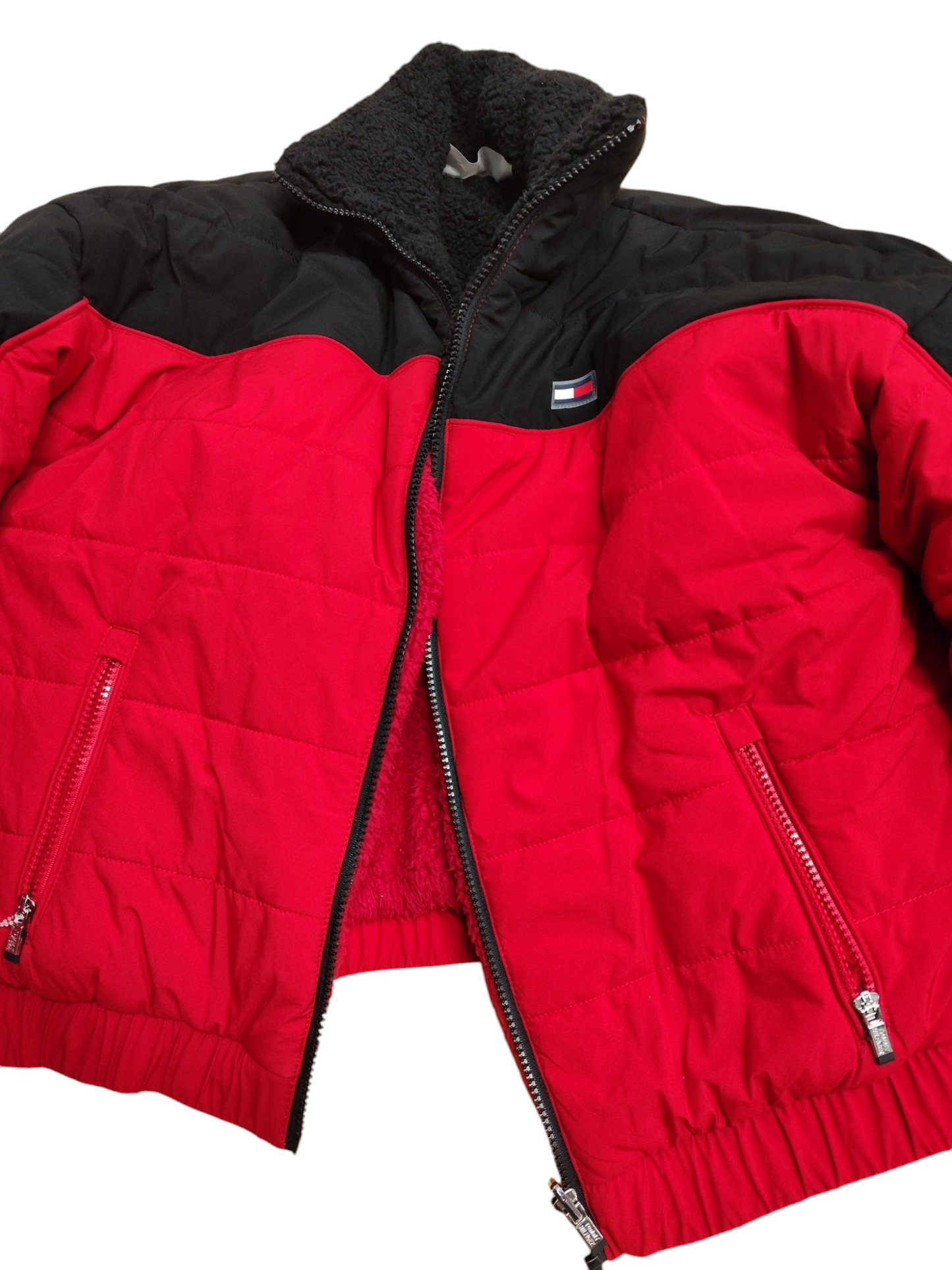 New Tommy Hilfiger Womens Reversible Sherpa Jacket XS NWOT.