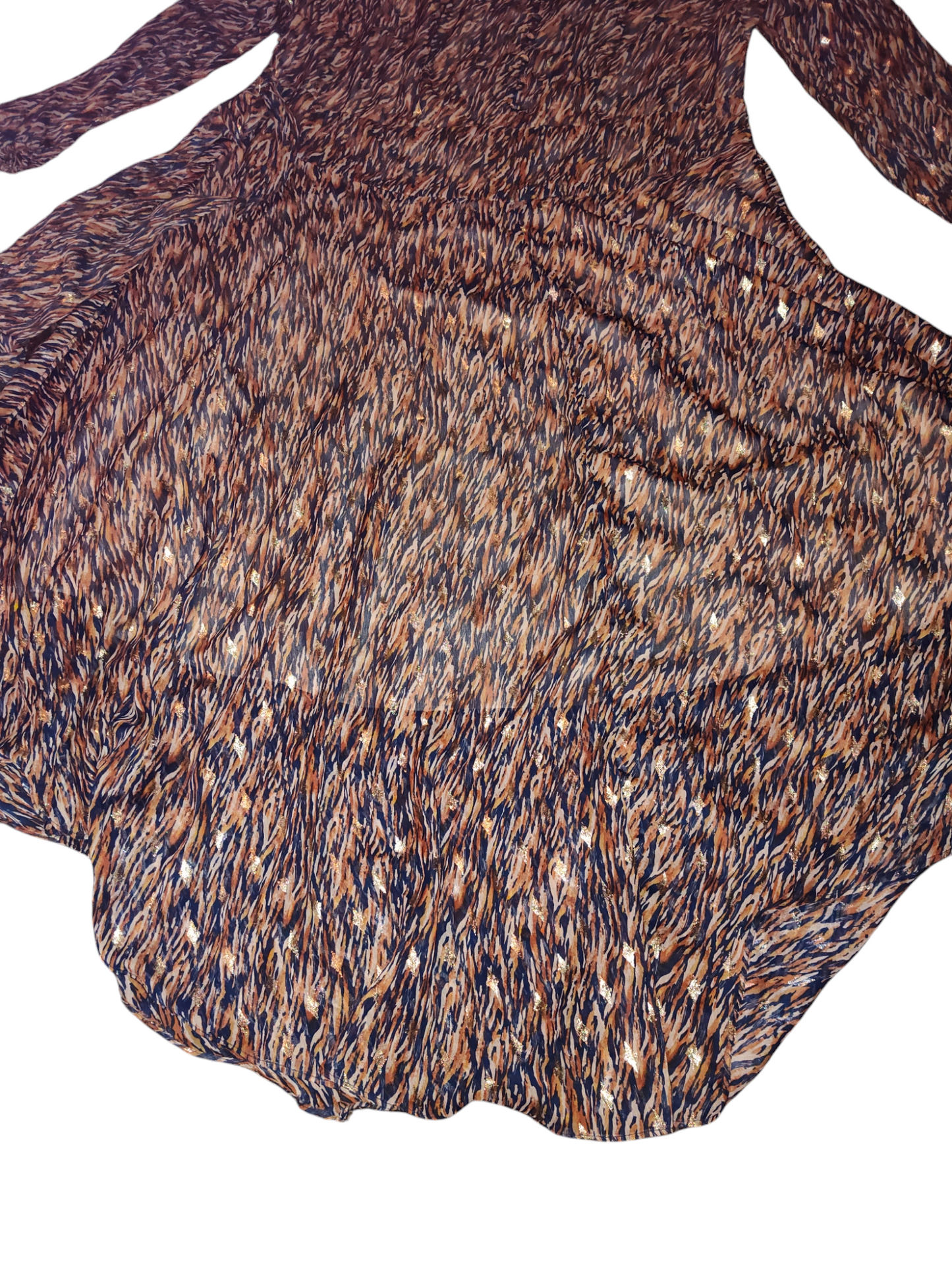 Robe longue à imprimé métallisé grande taille Vince Camuto