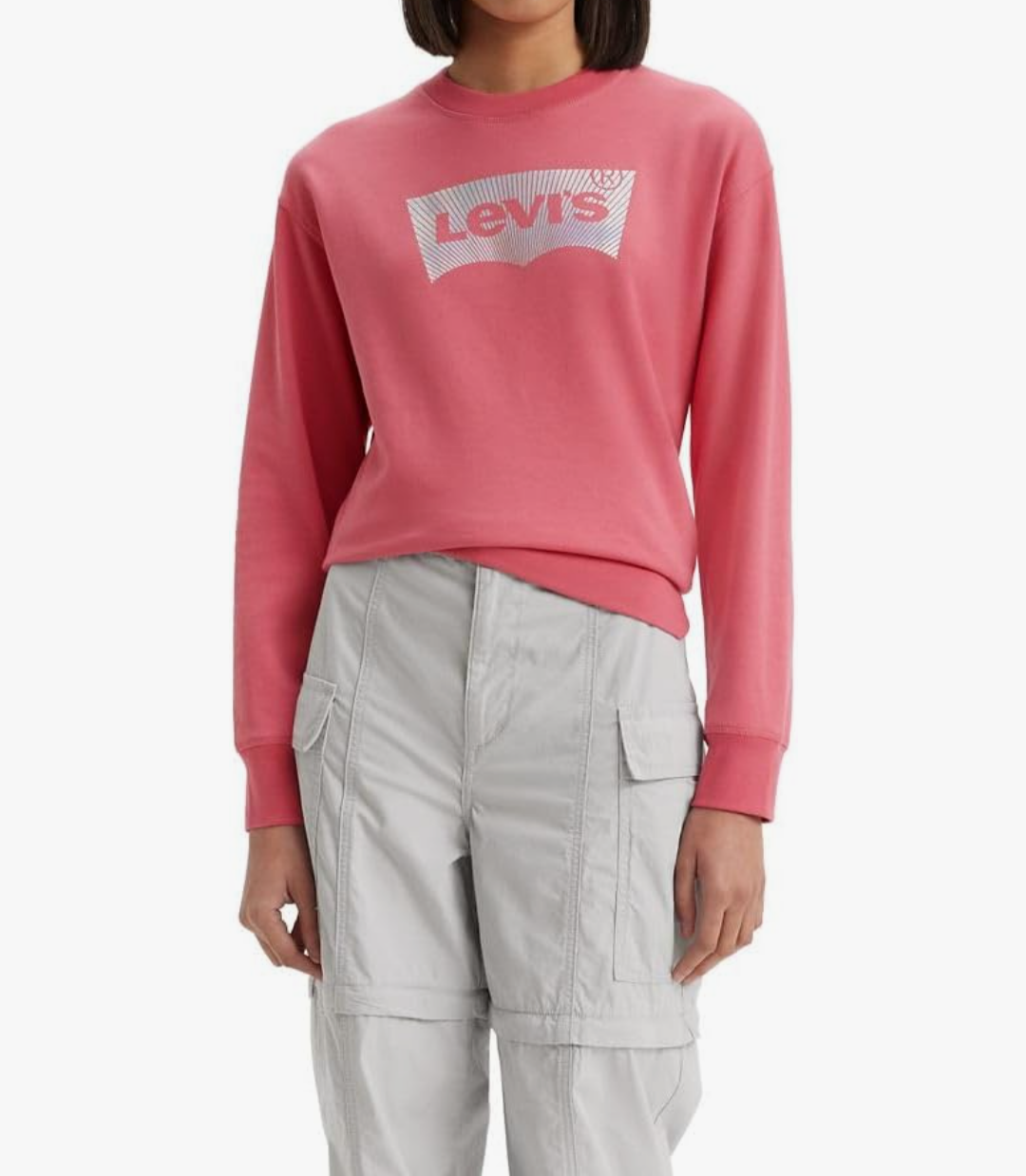 Levi’s® Standard Crewneck Sweatshirt – Earth Red (Large)