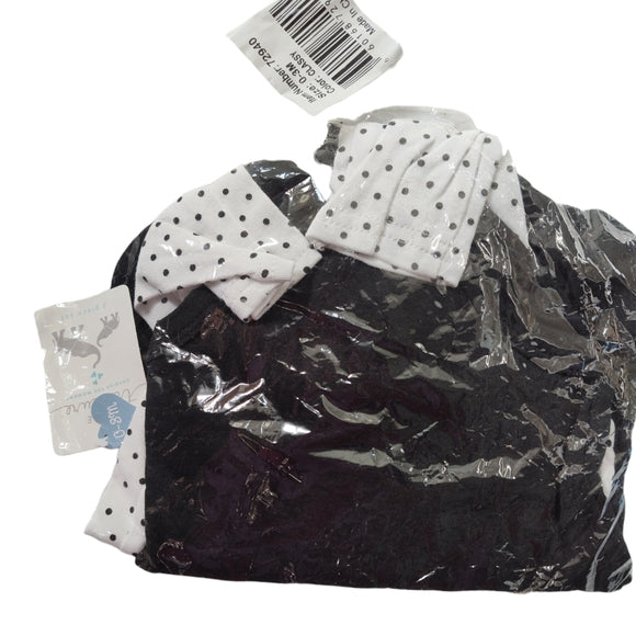 Hudson Baby Girls' Infant Bodysuits set Classy - Black 'Classy and Fabulous' 0-3Months