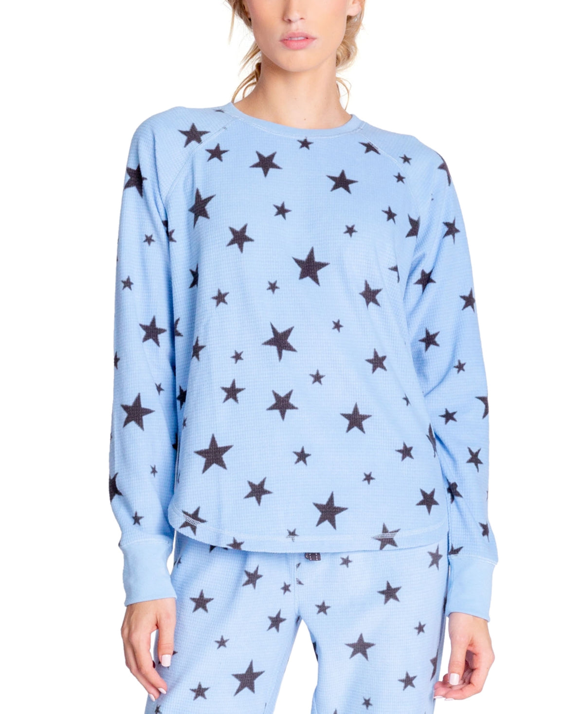 Insomniax Womens Printed Long Sleeve Pajama Top Only