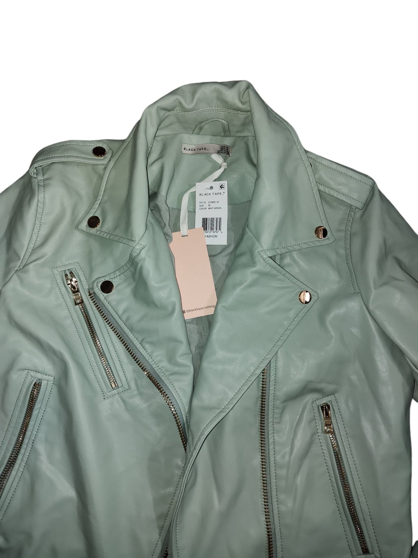 T-shirt matelassé à manches longues pour femme Tape Mo Mint