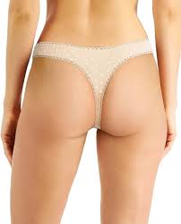 String en coton avec bordure en dentelle pour femme Charter Club