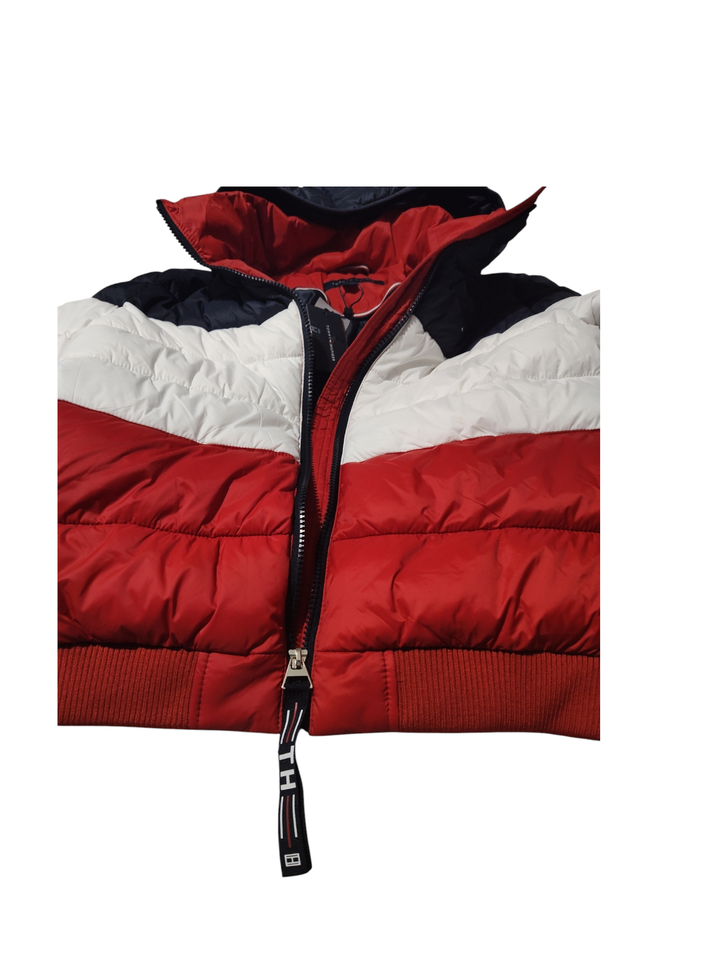 Doudoune à capuche à blocs de couleurs Tommy Hilfiger