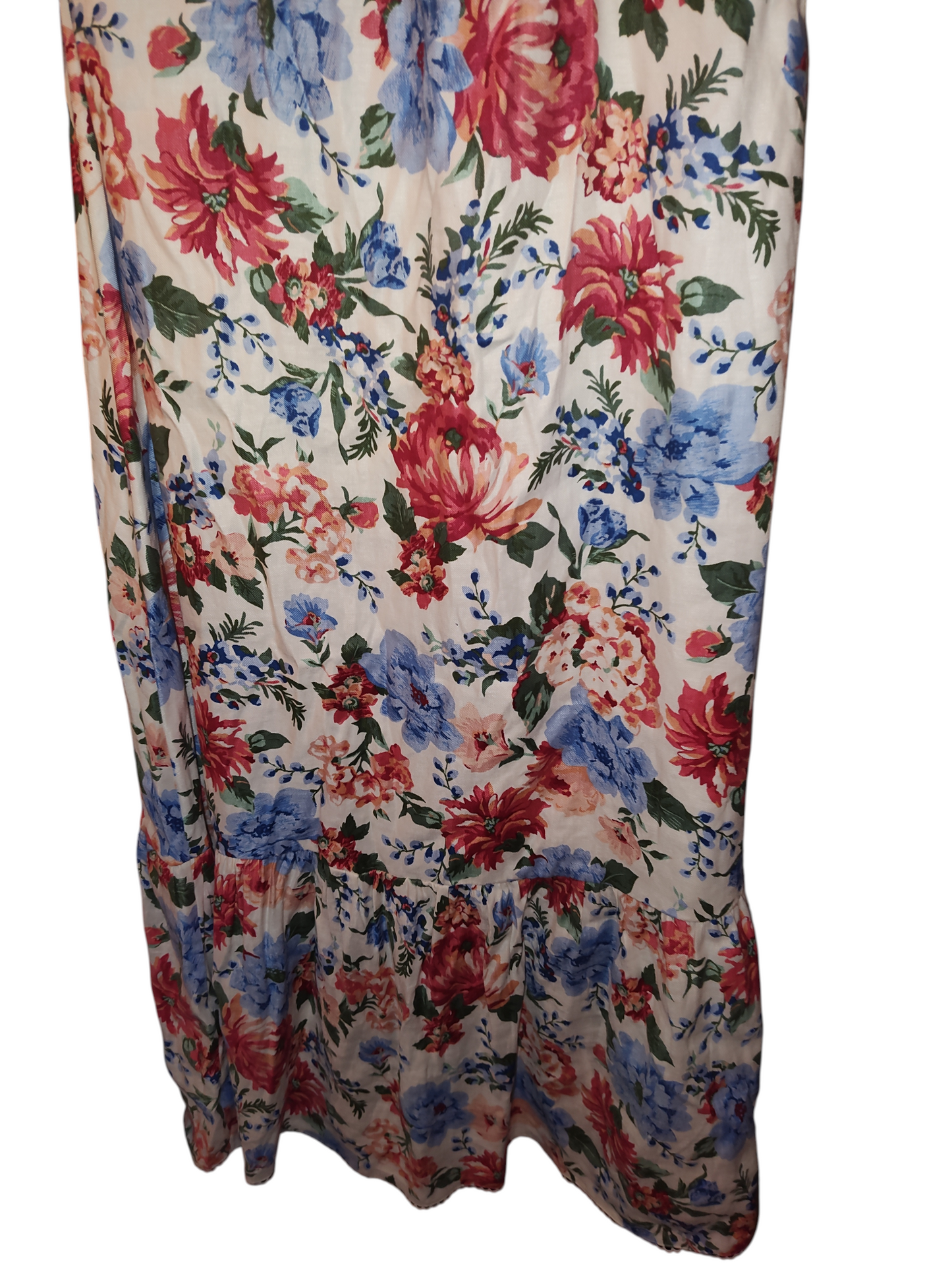 Robe longue en lin à imprimé cœur pour femme T Tahari