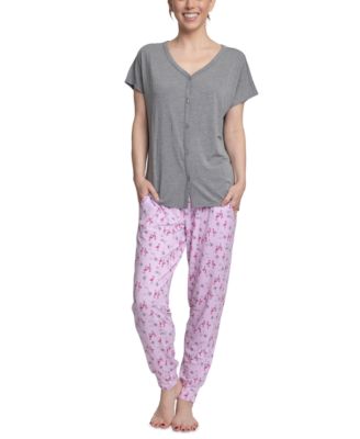 Ensemble pyjama t-shirt et pantalon imprimé pour fille cool