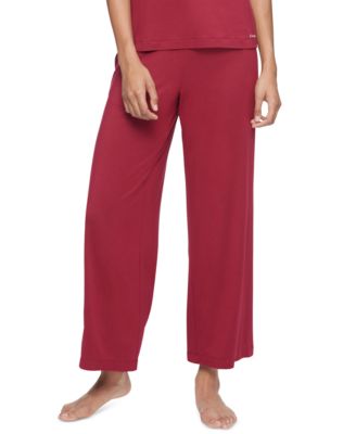 Pantalon de nuit en satin Calvin Klein Pearly