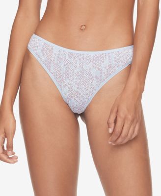 Calvin Klein CK Form Thong QD3643 Imprimé moucheté métallisé