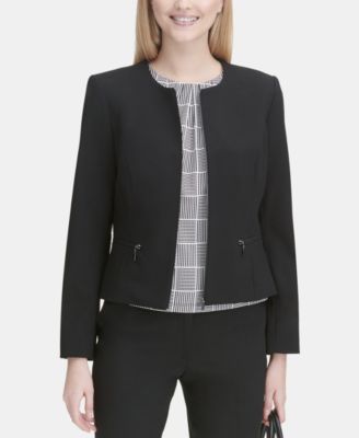 Calvin Klein Collarless Blazer