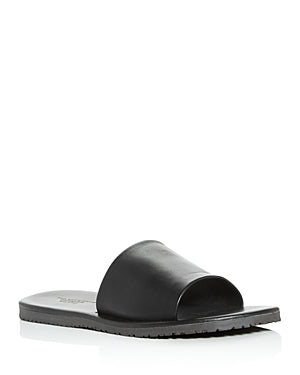 Men's Castagno Suede Slip-On Slide Sandal