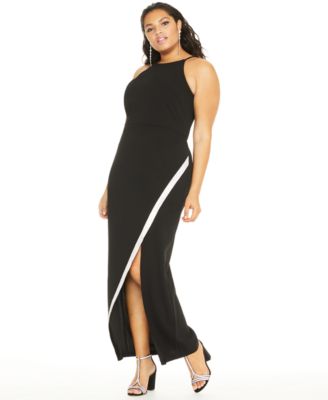 BCX Trendy Plus Size Rhinestone Dress