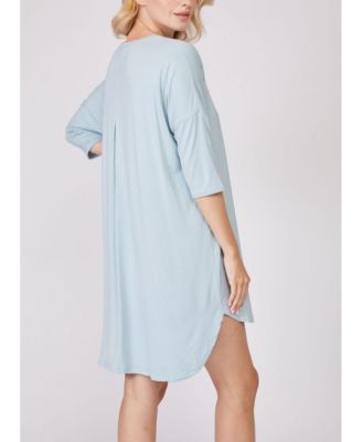 Pure Fiber 3/4 Sleeve Nightshirt