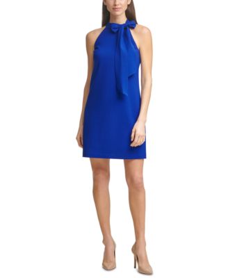 Vince Womens Camuto Bow-Neck Halter Dress