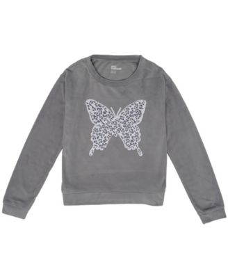 Epic Threads Girls Reversible Butterfly Sequin Top