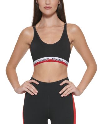 Soutien-gorge de sport à bretelles et bande logo Tommy Hilfiger