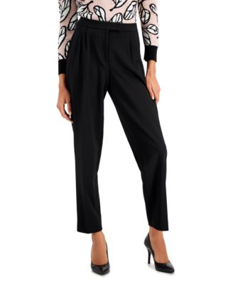 Anne Klein Ridge Twill High-Rise Pants Anne