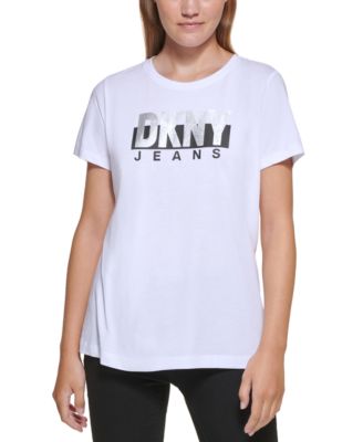 DKNY Jeans Metallic Logo T-Shirt