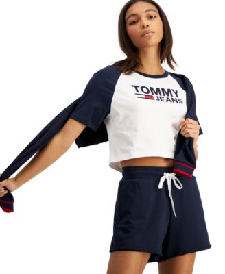 T-shirt de baseball à logo fusionné Tommy Jeans