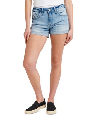 Silver Jeans Co. Mid Rise Boyfriend Jean Shorts