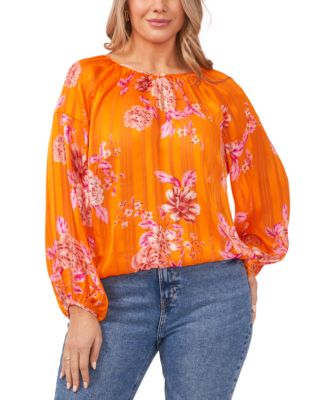 Vince Camuto Plus Size Rio Gardens Keyhole Sunset