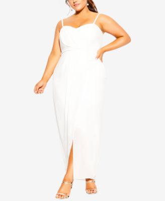 City Chic Trendy Plus Size Swe Ivory