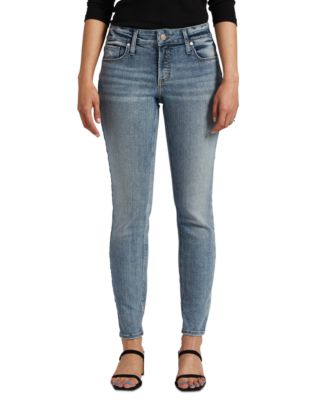 Silver Jeans Co. Womens Elyse Curvy-Fit Skinny Jeans