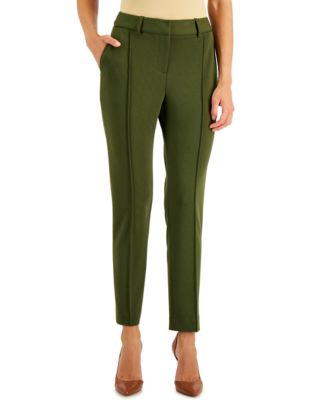 Tahari ASL Womens Ponte-Knit Seamed Pants