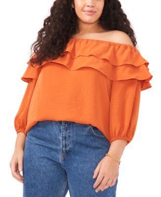 Vince Camuto Plus Size Off Shoulder Top