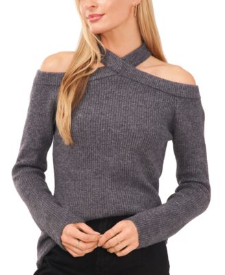 Sam Jess Womens Long Sleeve Cold-Shoul Frenzy