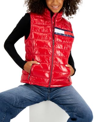 Tommy Jeans Womens Flag Puffer Vest