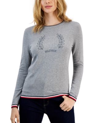 Tommy Hilfiger Span Top Sweater.  Med Heather