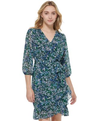 Karl Lagerfeld Paris - Jupe imprimée à nouer à la taille pour femme