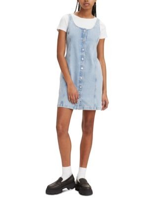 Levis Women Tuli Mini DENIM Dress light blue