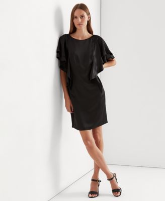 Robe de cocktail en satin pour femme Lauren Ralph Lauren